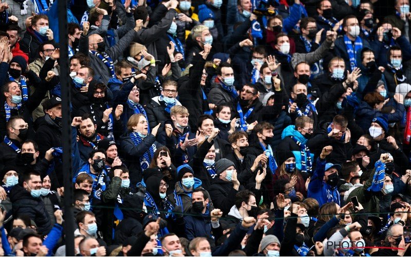 Club Brugge-supporters kunnen het tegen Gent niet vatten: 