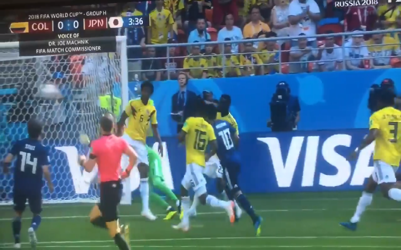 Colombia-Japan ontploft al meteen met waanzinnige openingsfase (Video)