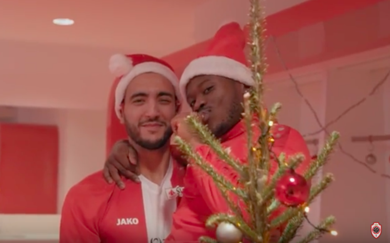 Antwerp-spelers pakken uit met geweldig kerstfilmpje