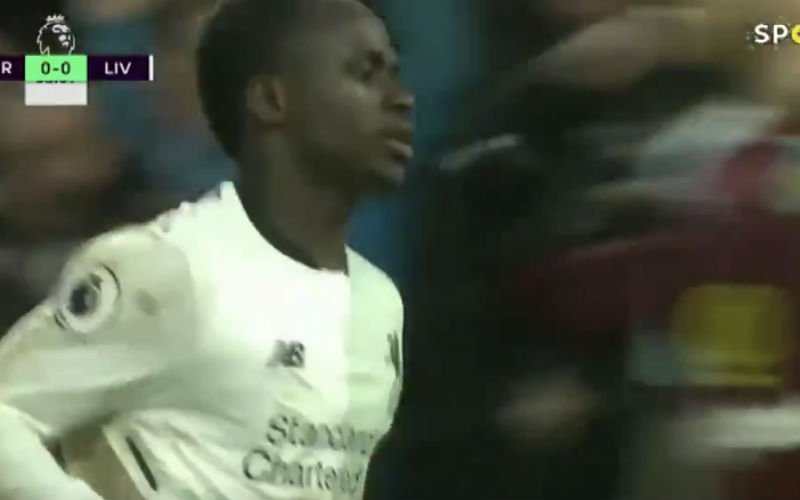 Plots doet Sadio Mané dit tegen Burnley (Video)