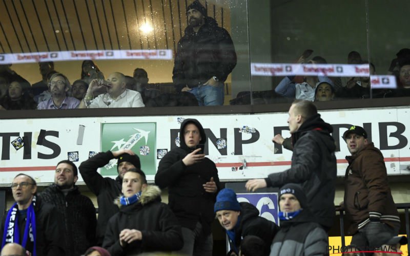 Vanden Borre gaat confrontatie aan met Club Brugge-fans, politie grijpt in