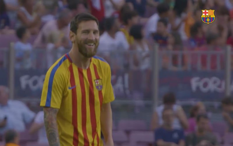 Messi maakt eigen doelman compleet belachelijk voor de wedstrijd (video)