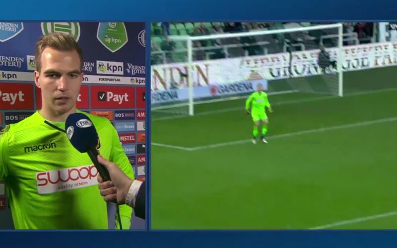 Vitesse maakt vreemdste owngoal ooit en de reactie van de doelman is goud waard! (video)