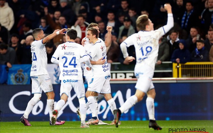 Club Brugge beleeft met tien man complete afgang in beker tegen AA Gent