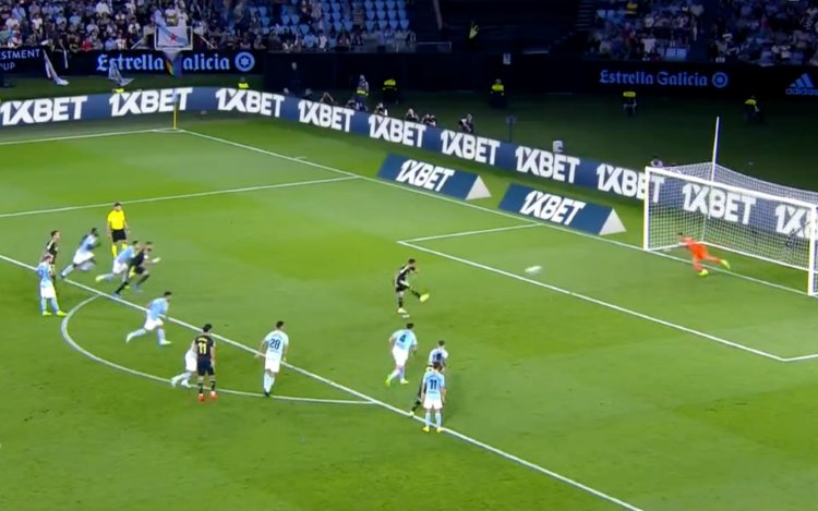 Courtois ziet vervloekte Eden Hazard de mist ingaan bij Real Madrid (VIDEO)