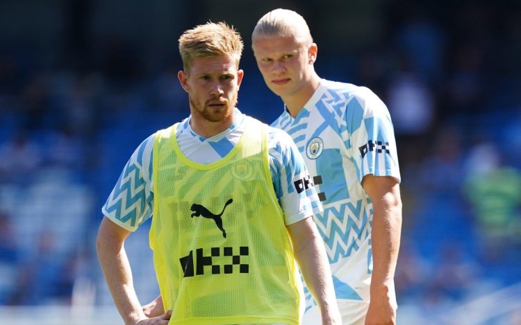 Déze beelden van Kevin De Bruyne en Erling Haaland gaan Europa rond (VIDEO)