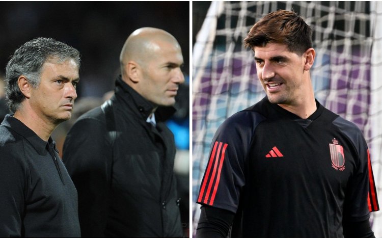 ‘Courtois kijkt op: Bijzonder nieuws voor Zidane en Mourinho over bondscoachschap’