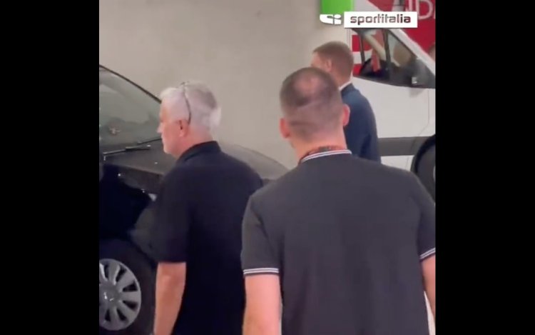 Razende Mourinho belaagt scheidsrechter in ondergrondse parking (VIDEO)