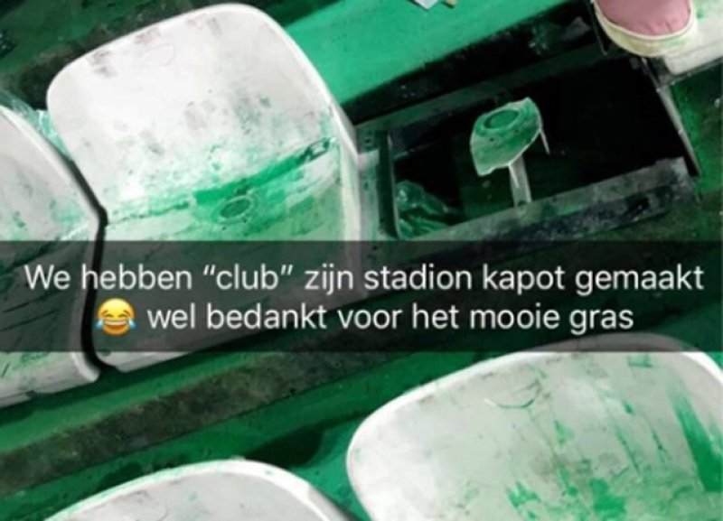 Cercle-fans vernielen deel van Jan Breydelstadion 