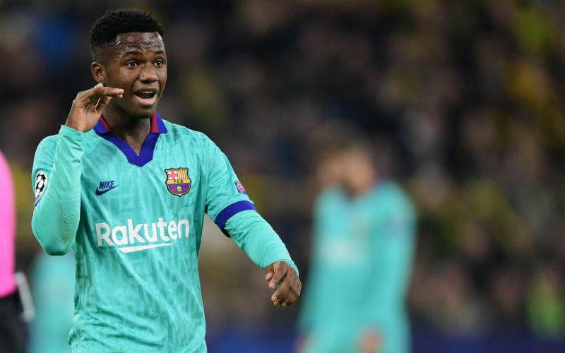'Barça-wonderkind Ansu Fati (16) heeft aanbod van andere topclub op zak'