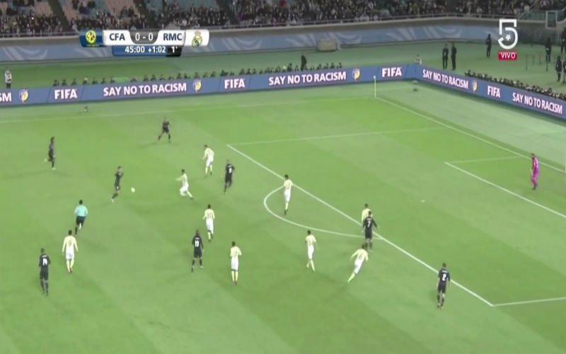 Benzema rondt uitgesponnen aanval van Real Madrid erg fraai af (Video)