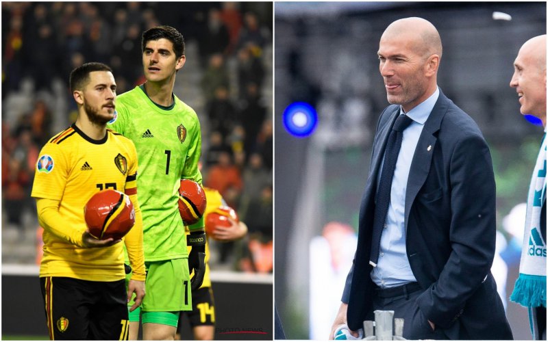‘Zidane neemt na België-Rusland deze beslissing over Courtois en Hazard’
