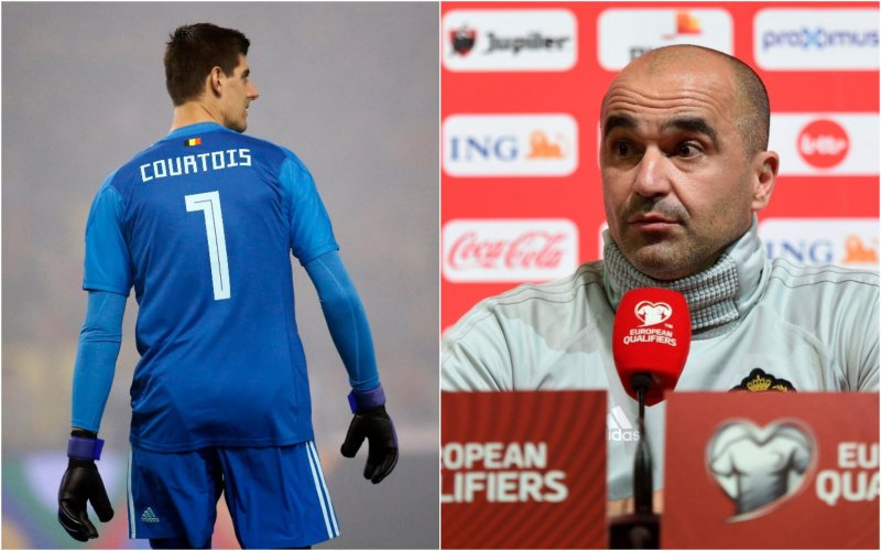 Zó reageert Martinez op vraag over Courtois' situatie bij Real Madrid