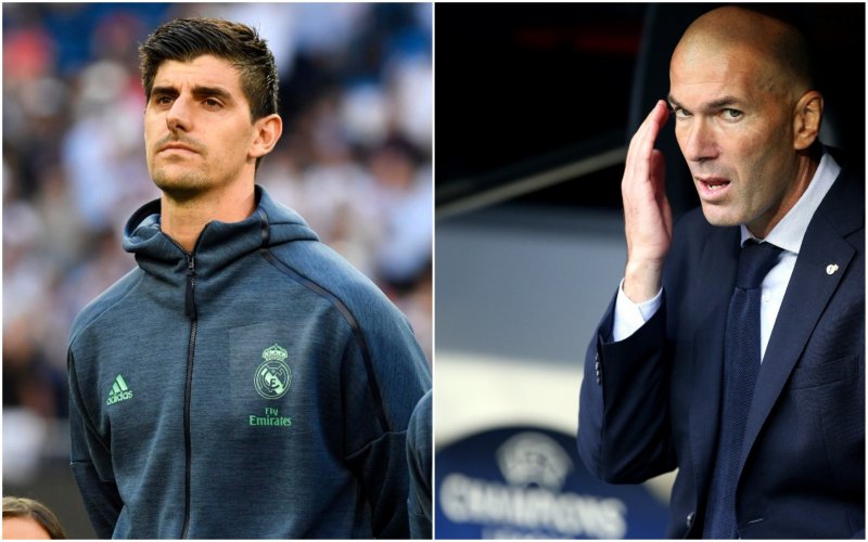 'Geshockeerde Zidane neemt straffe beslissing over Courtois'