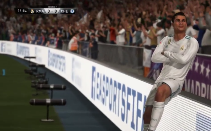 Zó voer je een perfecte omhaal á la Ronaldo uit op FIFA 18 (Video)