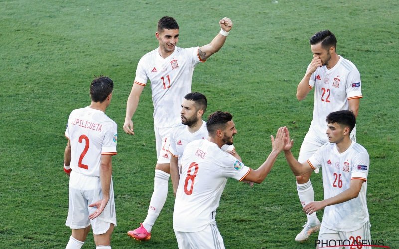 Met héél veel moeite: Spanje na strafschop-thriller voorbij Zwitserland