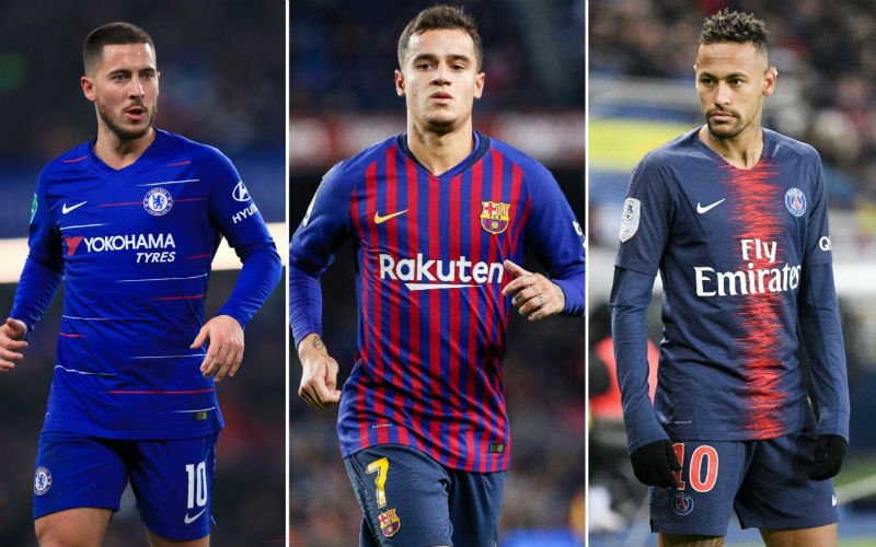 'Barcelona zet spraakmakende deal met Hazard, Neymar en Coutinho op poten'