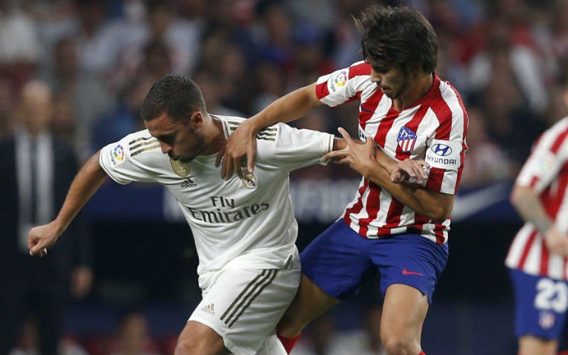 Eden Hazard érg pijnlijk afgemaakt na derby tegen Atlético