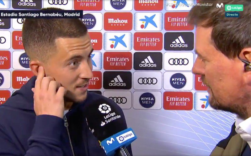 Eden Hazard steelt de show met TV-interview in vloeiend Spaans (VIDEO)