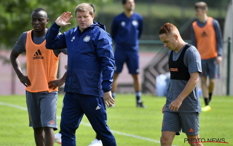 Vanhaezebrouck drijft spelers van Anderlecht nu al tot het uiterste