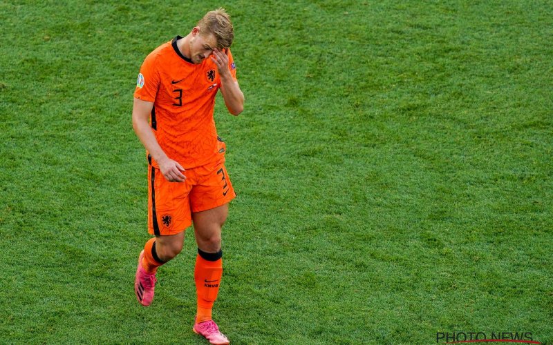 Sensatie in Boedapest: Tsjechië schakelt Nederland uit na rood voor de Ligt