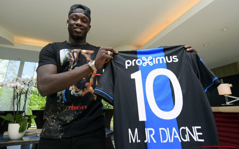'Club Brugge schrikt zich rot van Mbaye Diagne'
