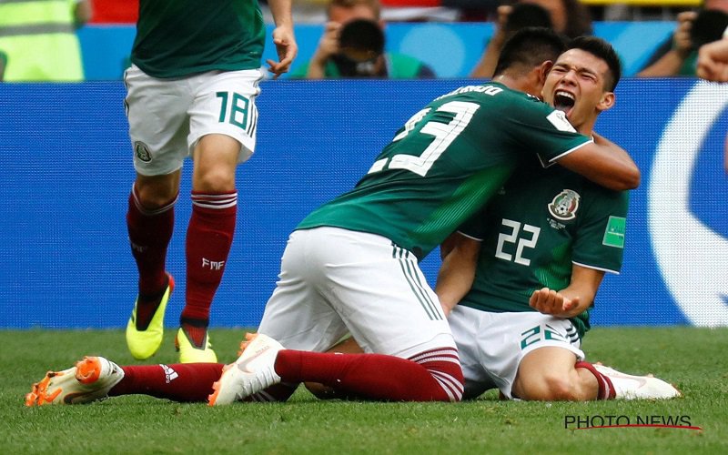Mexico zorgt voor ongelofelijke stunt tegen Duitsland