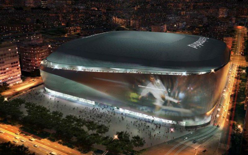 Real Madrid speelt straks in dit prachtige nieuwe stadion (Foto's)