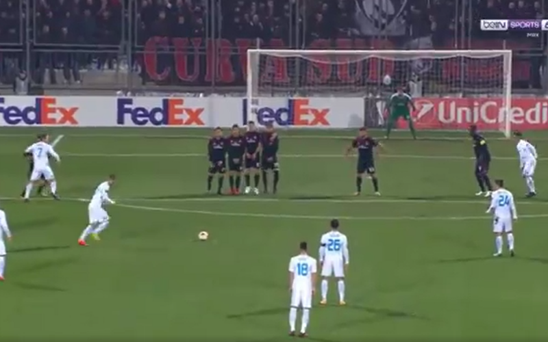Alwéér drama voor Gattuso: AC Milan op achterstand in EL na deze geweldige goal (Video)
