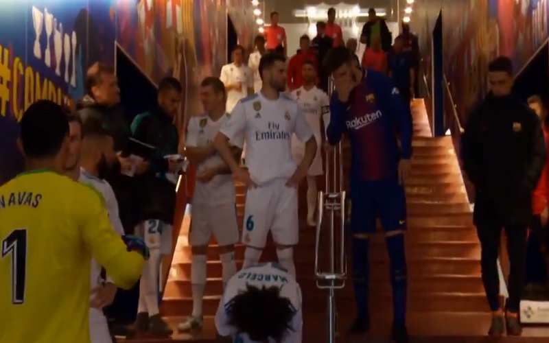 Ophef rond Barcelona-Real Madrid na nieuwe beelden spelerstunnel (Video)