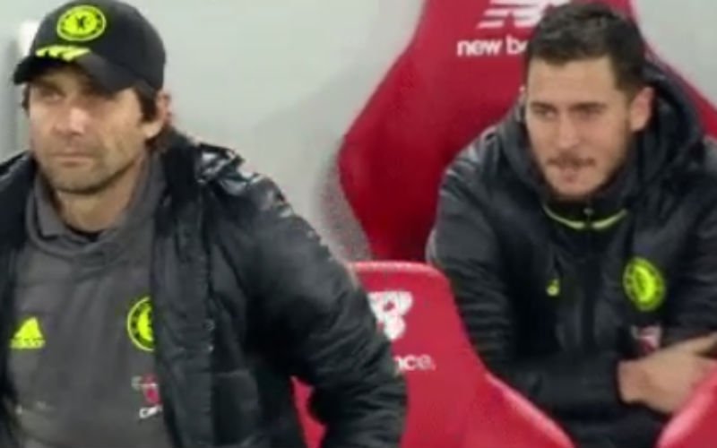Hazard maakt Chelsea-fans razend met deze actie (Video)