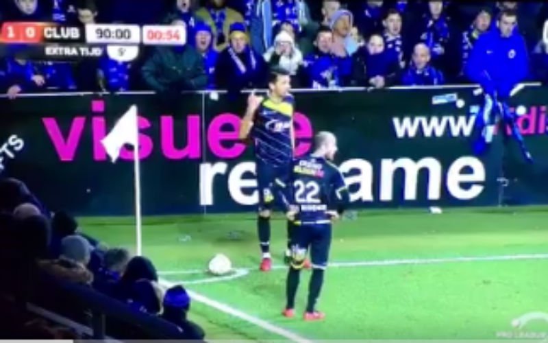Supporters van Club Brugge vallen helemaal door de mand op Daknam (Video)
