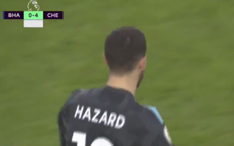 Hazard laat na wedstrijd tegen Brighton zijn hart van goud zien (Video)
