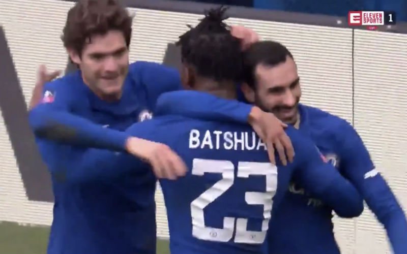 Batshuayi scoort twee keer in één helft met behulp van Hazard (Video)