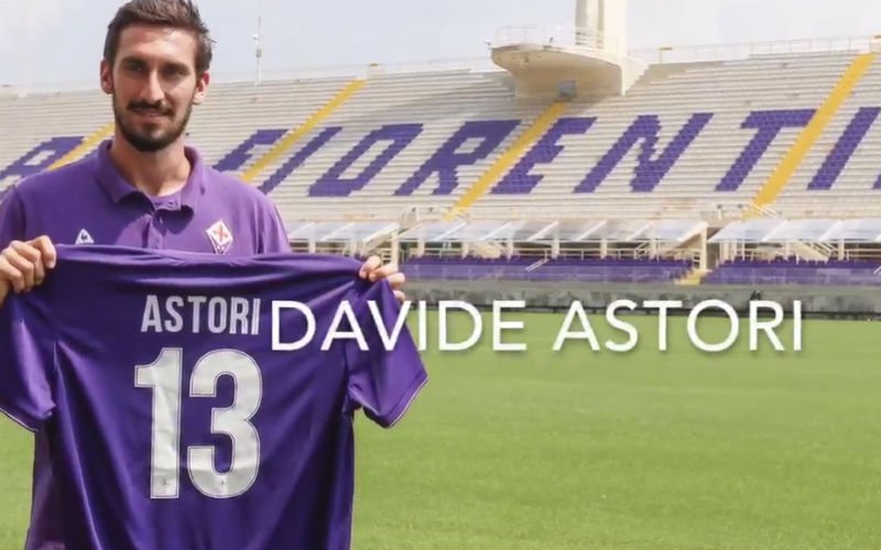 Fiorentina neemt afscheid van kapitein Astori met emotionele video