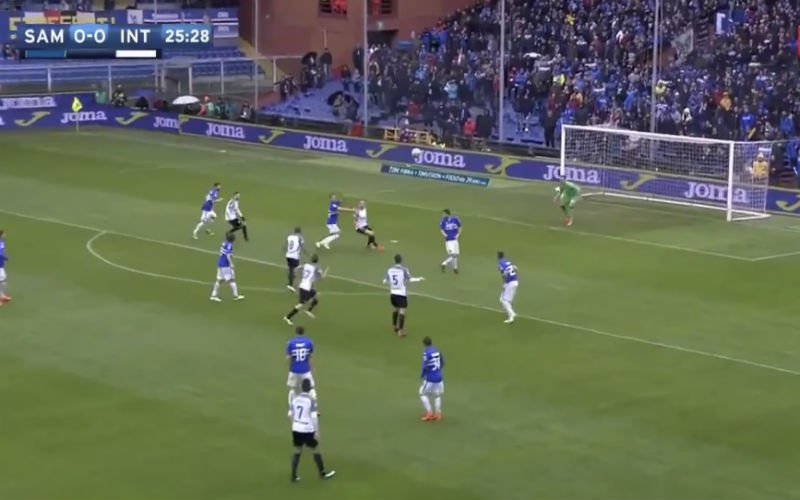 Perisic (ex-Club Brugge) opent de score met erg straffe buffelstoot (Video)