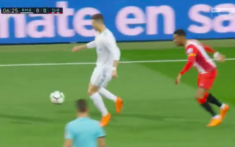 Ronaldo speelt alles kapot en pakt dan maar uit met dit kunststukje (Video)