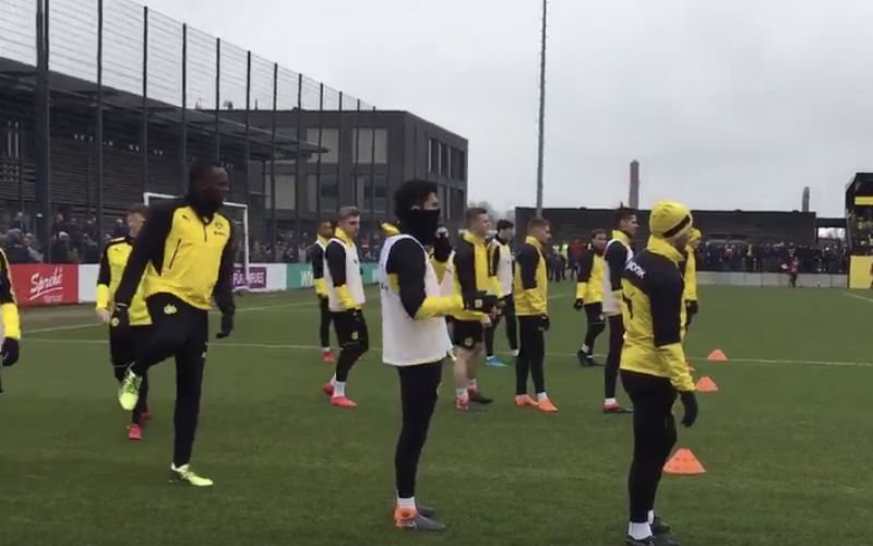 Usain Bolt traint mee met Dortmund: Dit zijn de eerste beelden