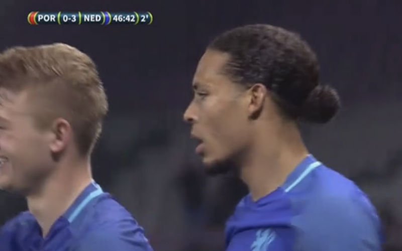 Virgil Van Dijk bezorgt Portugal stevige uppercut met lekkere goal (Video)