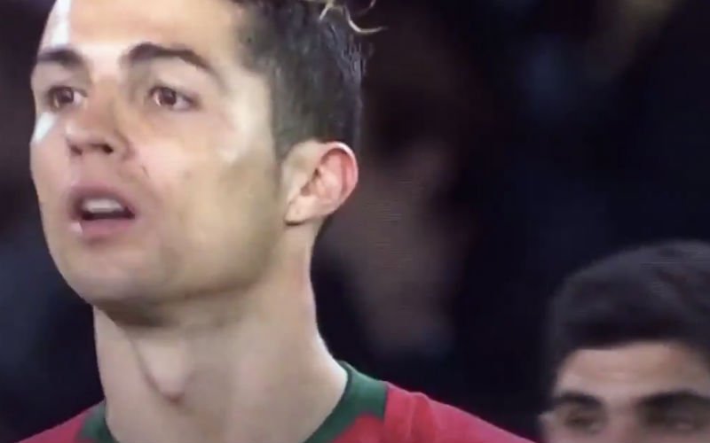 Dan doet fan plots dit met Ronaldo tijdens wedstrijd tegen Oranje (Video)