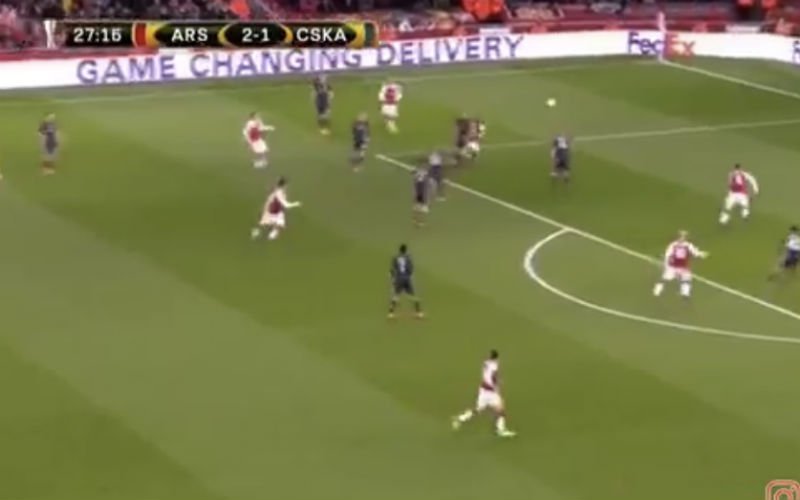 WOW! Aaron Ramsey scoort wereldgoal tegen CSKA (Video)