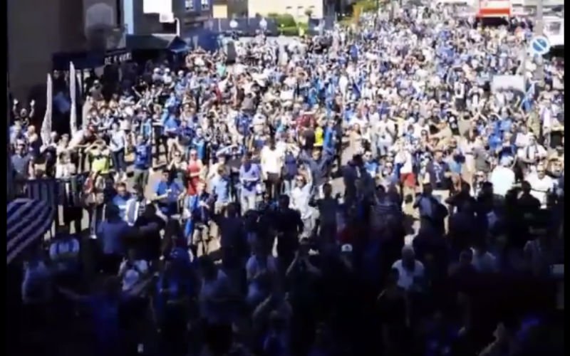 Ex-publiekslieveling Club Brugge zet feestje voor de wedstrijd al in gang (Video)