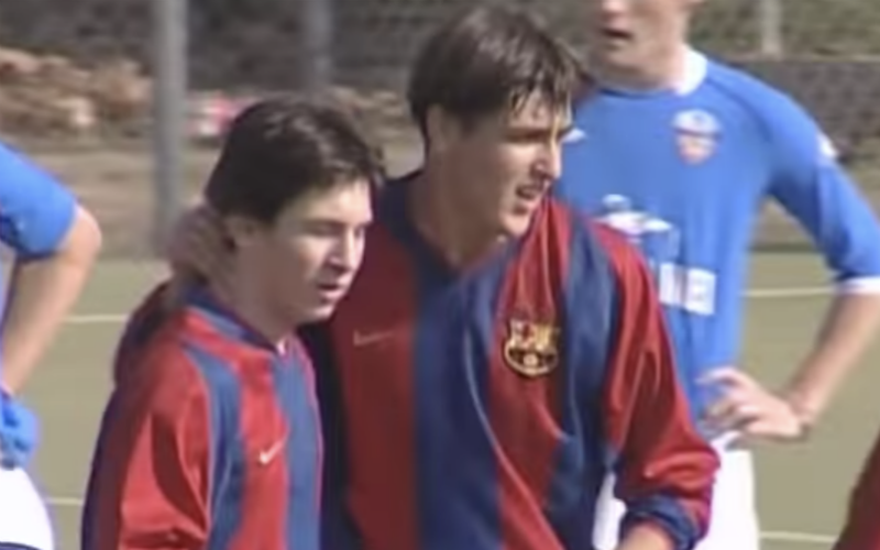 Deze nooit eerder vertoonde beelden van 16-jarige Messi zijn... Geniaal