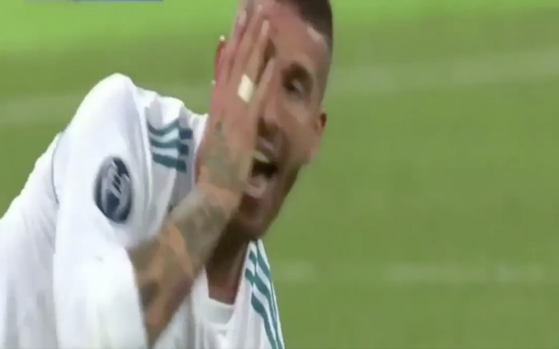 Er is ook héél wat te doen over deze actie van Sergio Ramos (Video)