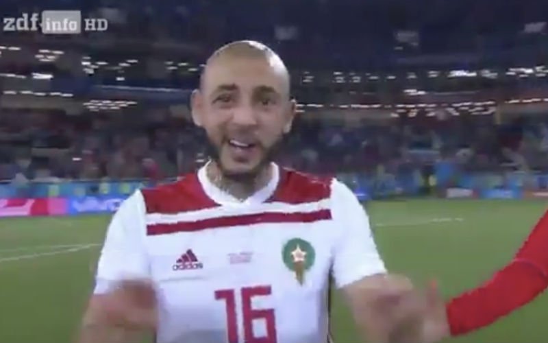 Marokko-speler Amrabat laat iedereen weten wat hij van VAR denkt (Video)