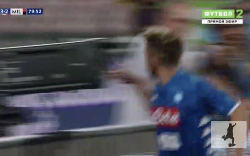 Invaller Mertens doet het alweer voor Napoli, AC Milan baalt