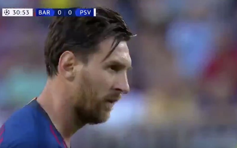 Lionel Messi scoort eerste CL-goal via héérlijke vrije trap