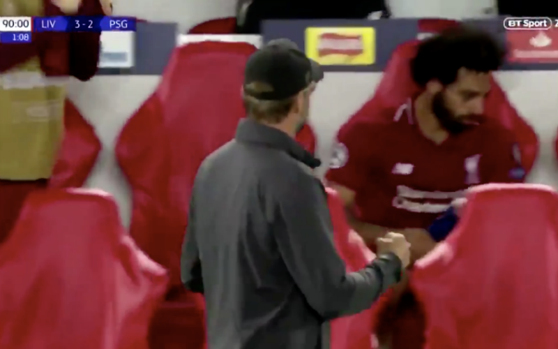 Niemand begrijpt de reactie van Salah bij winnende doelpunt van Liverpool
