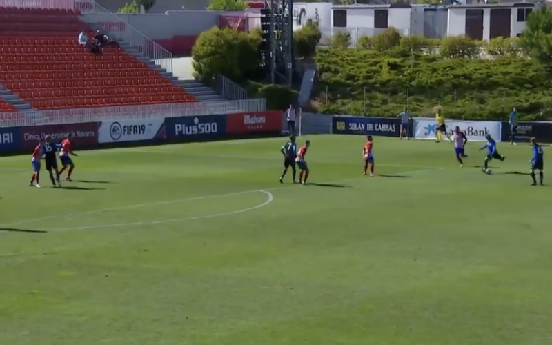 Club-jonkie maakte héérlijke goal in Youth League tegen Atlético (Video)