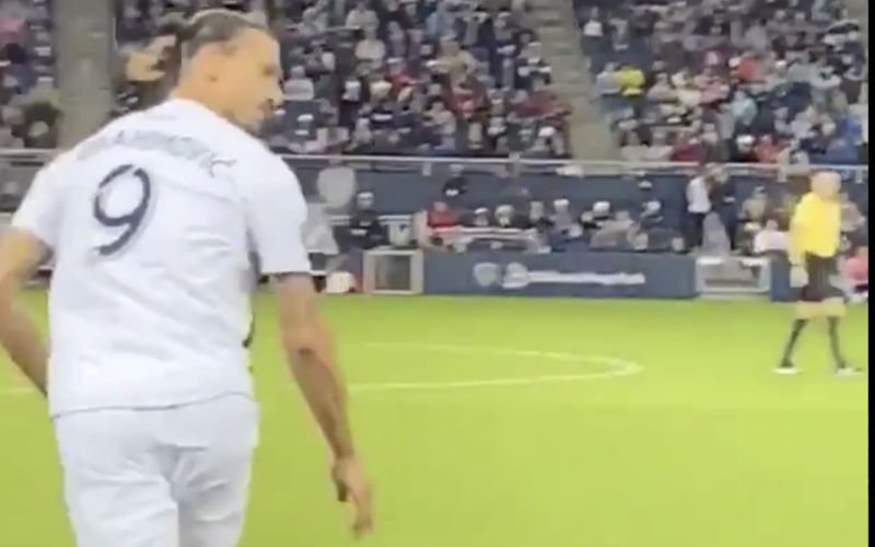 Zlatan beëindigt carrière van tegenstander en kijkt dan achterna hoe het met hem gaat (VIDEO)